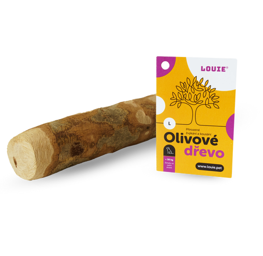 Prírodné kúsacie olivové drevo LOUIE - L