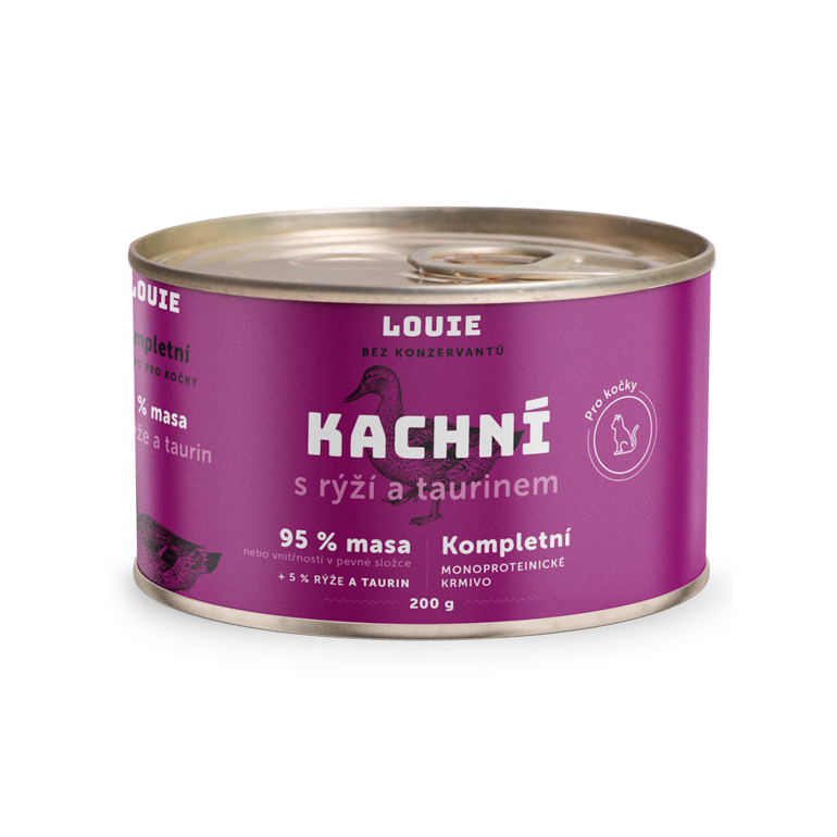 Výhodné balenie 8 ks - Kačacie s ryžou a taurínom 200g