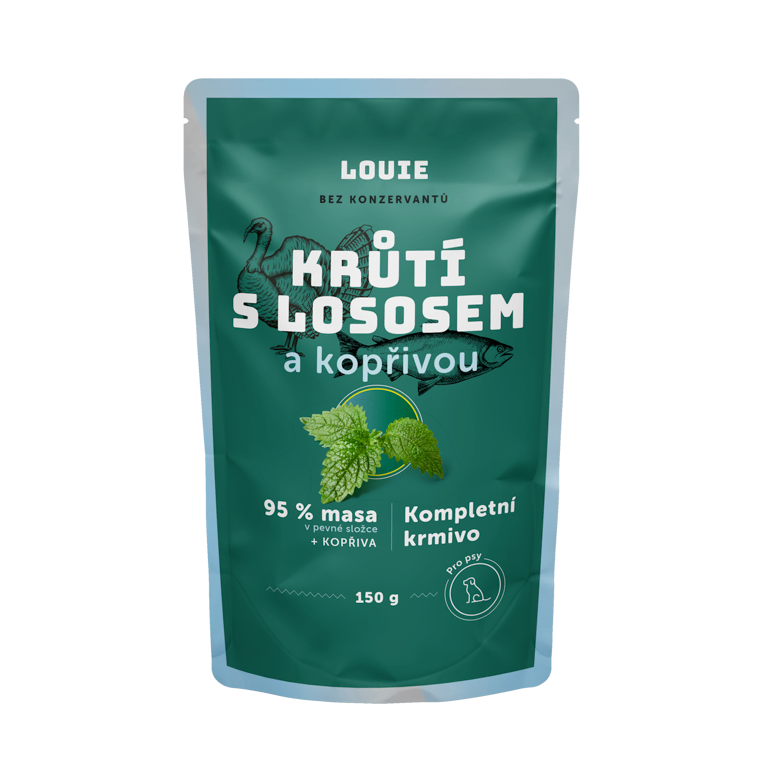 Morčacia kapsička s lossom a žihľavou 150g