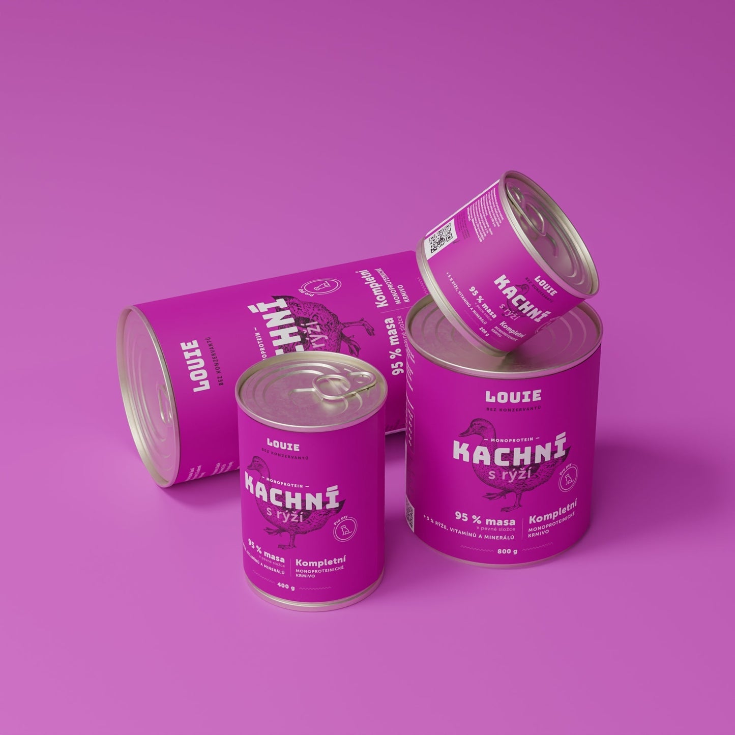 Kačacie s ryžou 800g