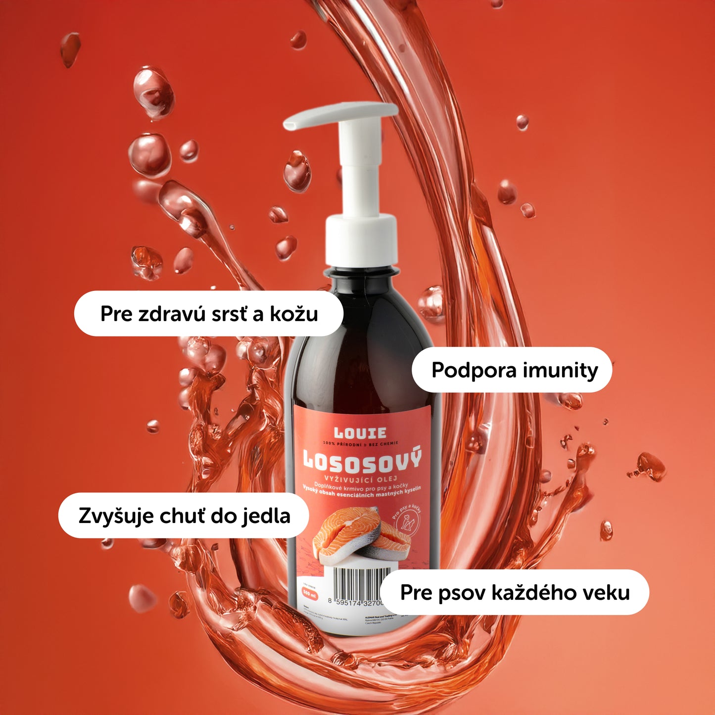 Lososový vyživujúci olej - 500ml