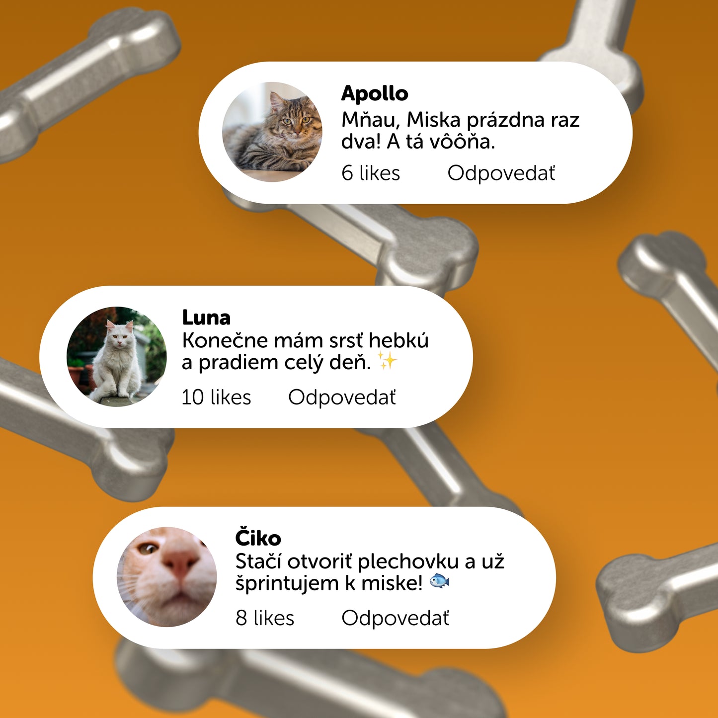 Výhodné balenie 8 ks - Kuracie s prebiotikami 200g