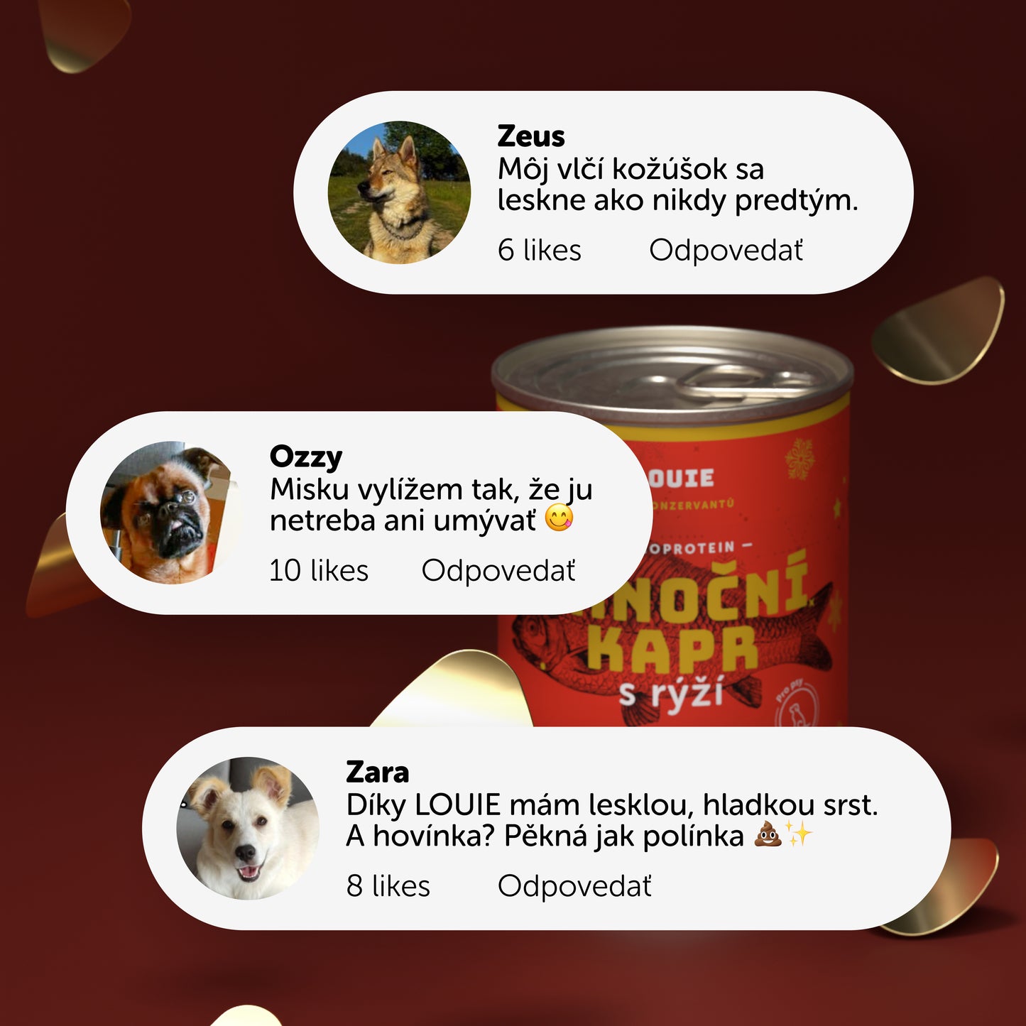 Výhodné balenie 16 ks - Vianočný kapor s ryžou 400g