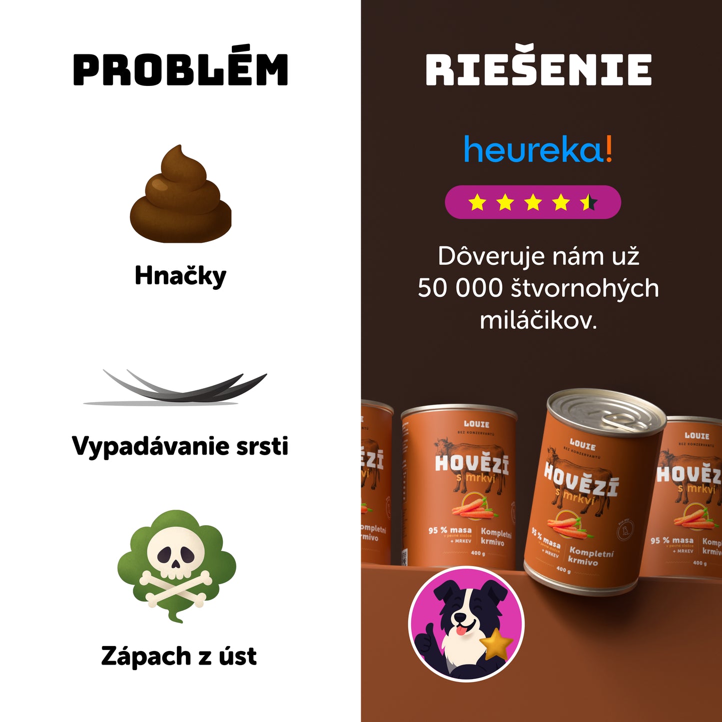 Balenie kapsičiek 12 ks - Hovädzie s mrkvou 300g