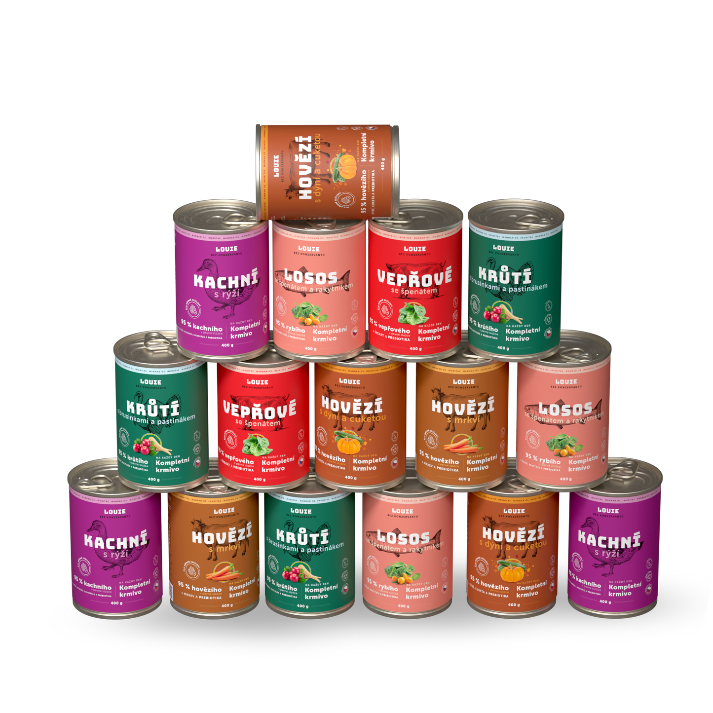 Ochutnávkový balíček bez kuracieho 400 g – 16 ks