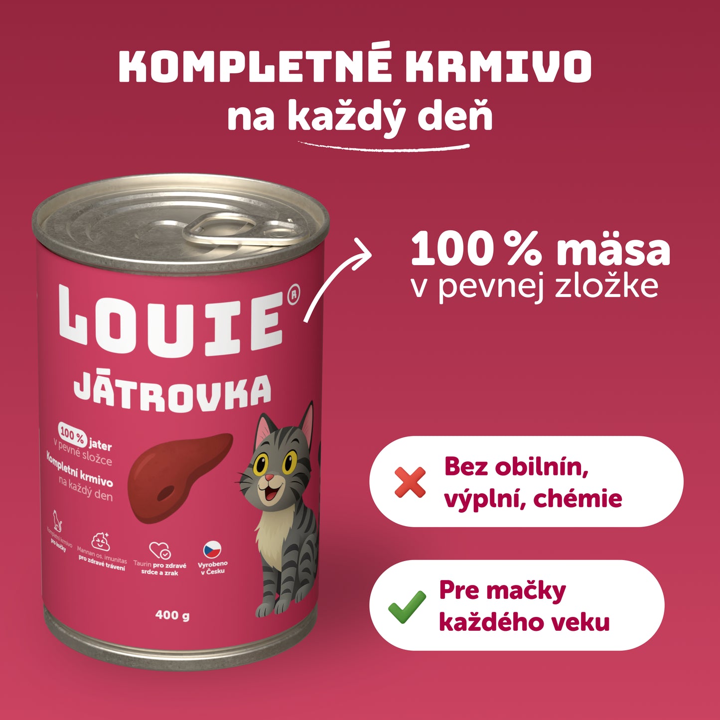 Výhodné balenie 8 ks - Pečeňová s prebiotikami 400g