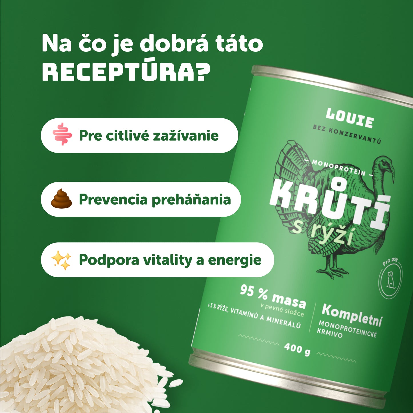 Morčacie s ryžou 1200g