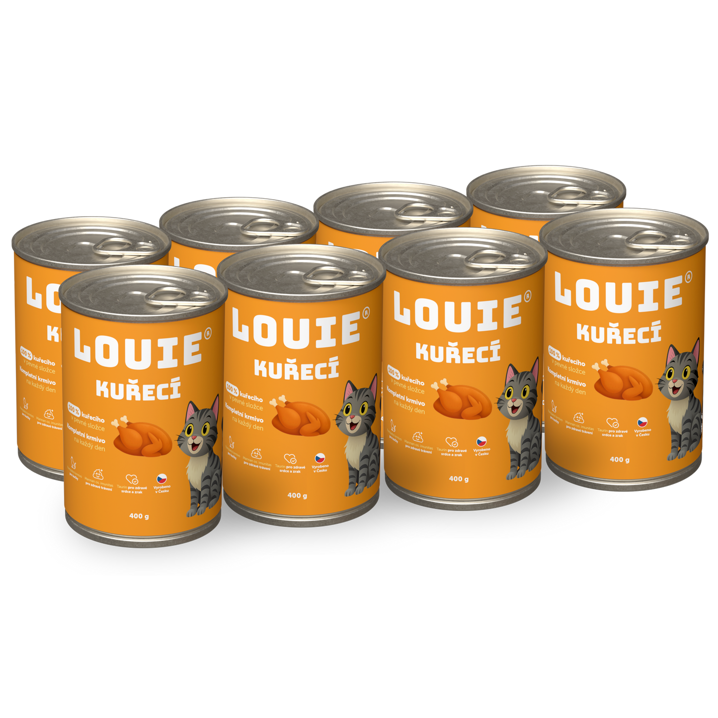 Výhodné balenie 8 ks - Kuracie s prebiotikami 400g