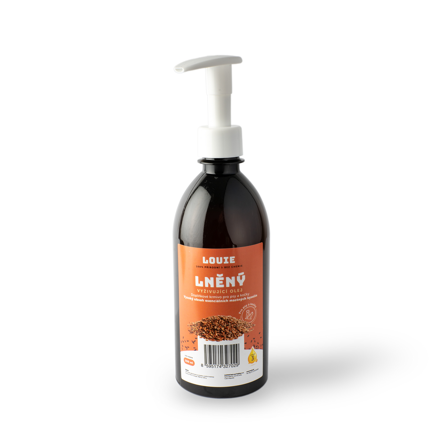 Ľanový vyživujúci olej – 500ml
