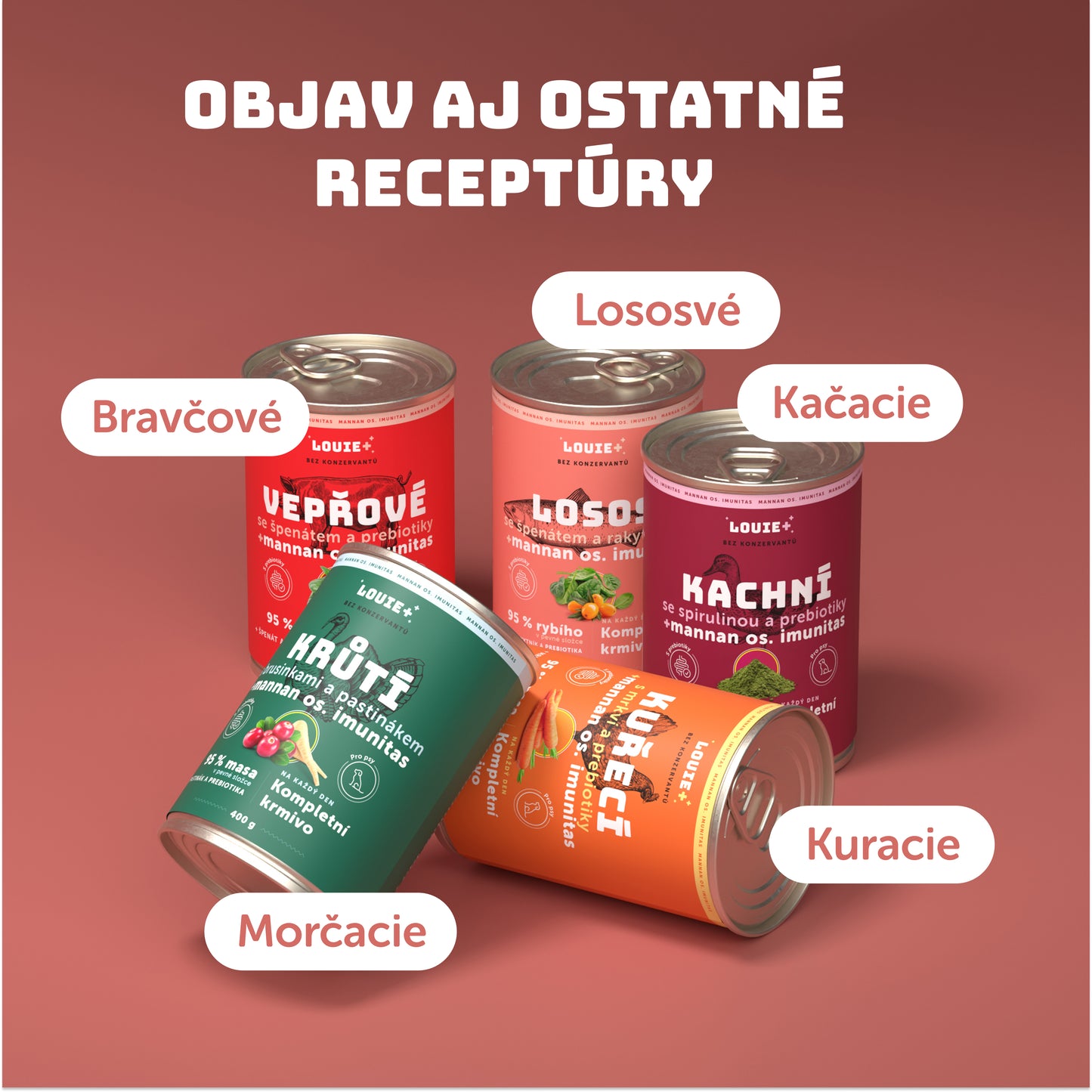 Losos s rakytníkom, špenátom a prebiotikami 400g