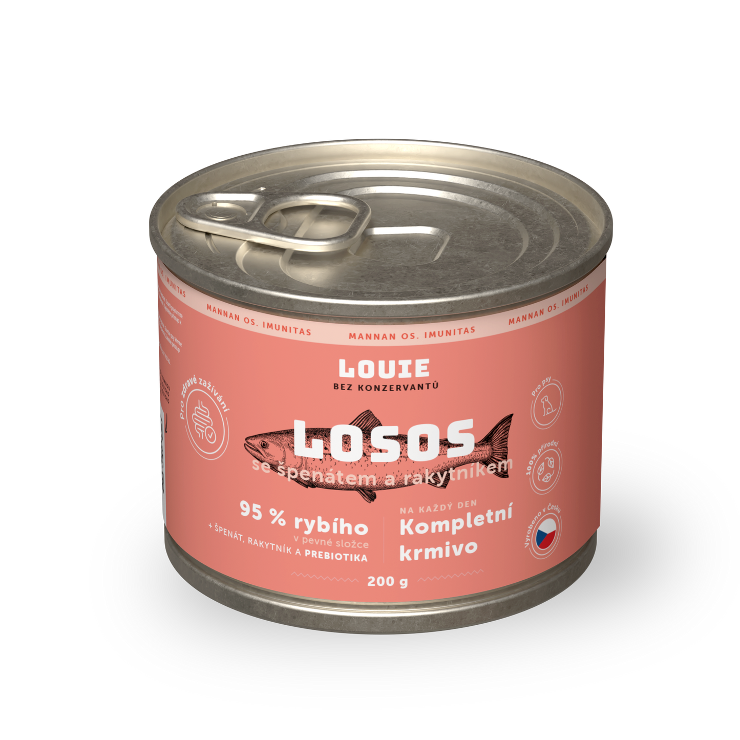 Losos s rakytníkom, špenátom a prebiotikami 200g