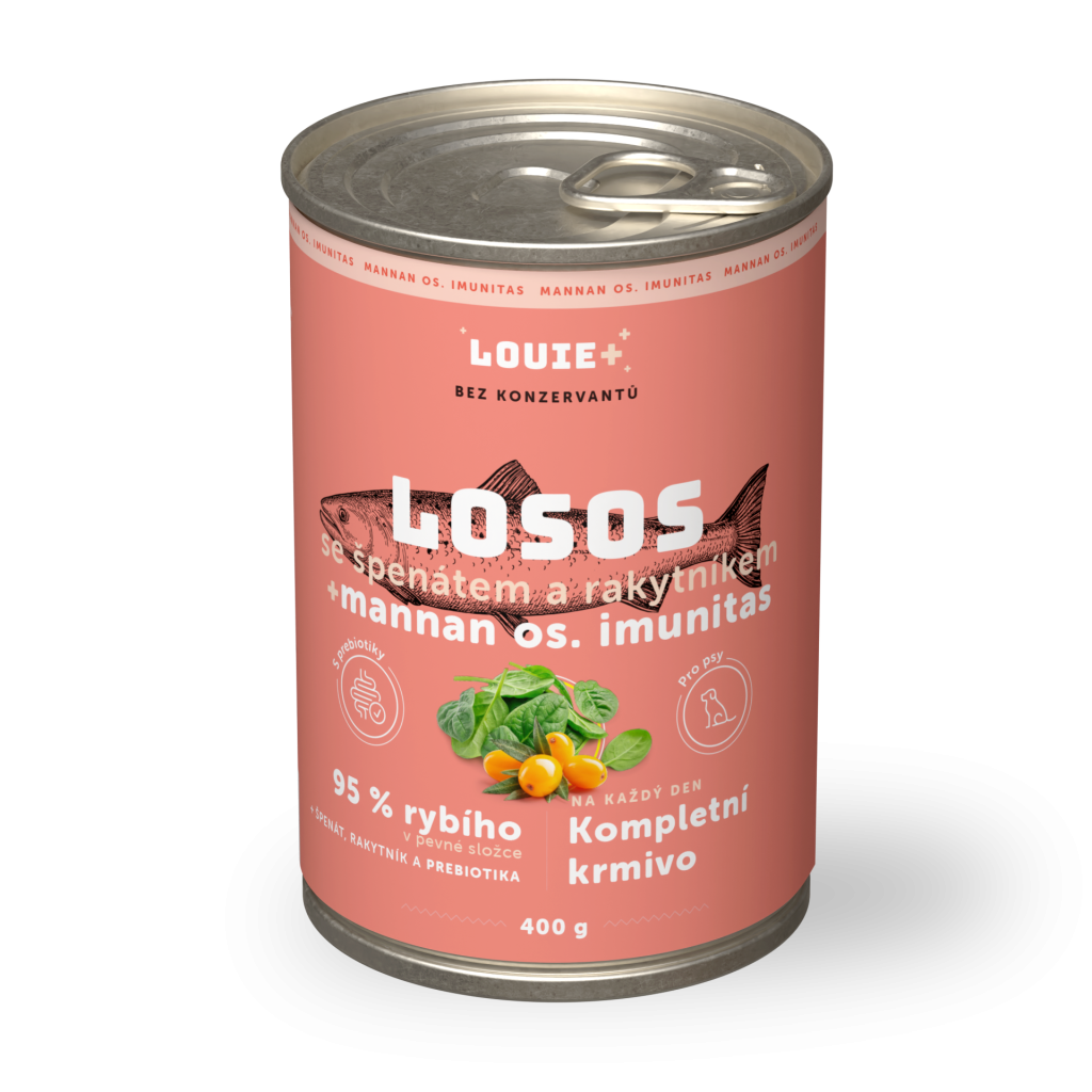 Losos s rakytníkom, špenátom a prebiotikami 400g