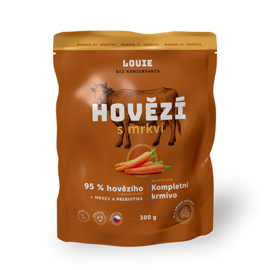 Hovädzia kapsička s mrkvou a prebiotikami 300g