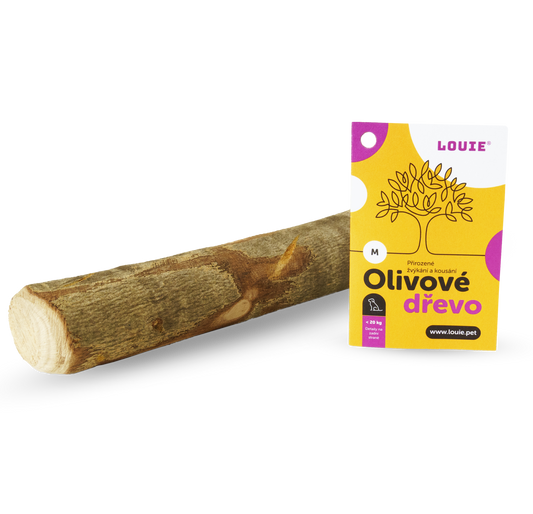 Prírodné kúsacie olivové drevo LOUIE - M