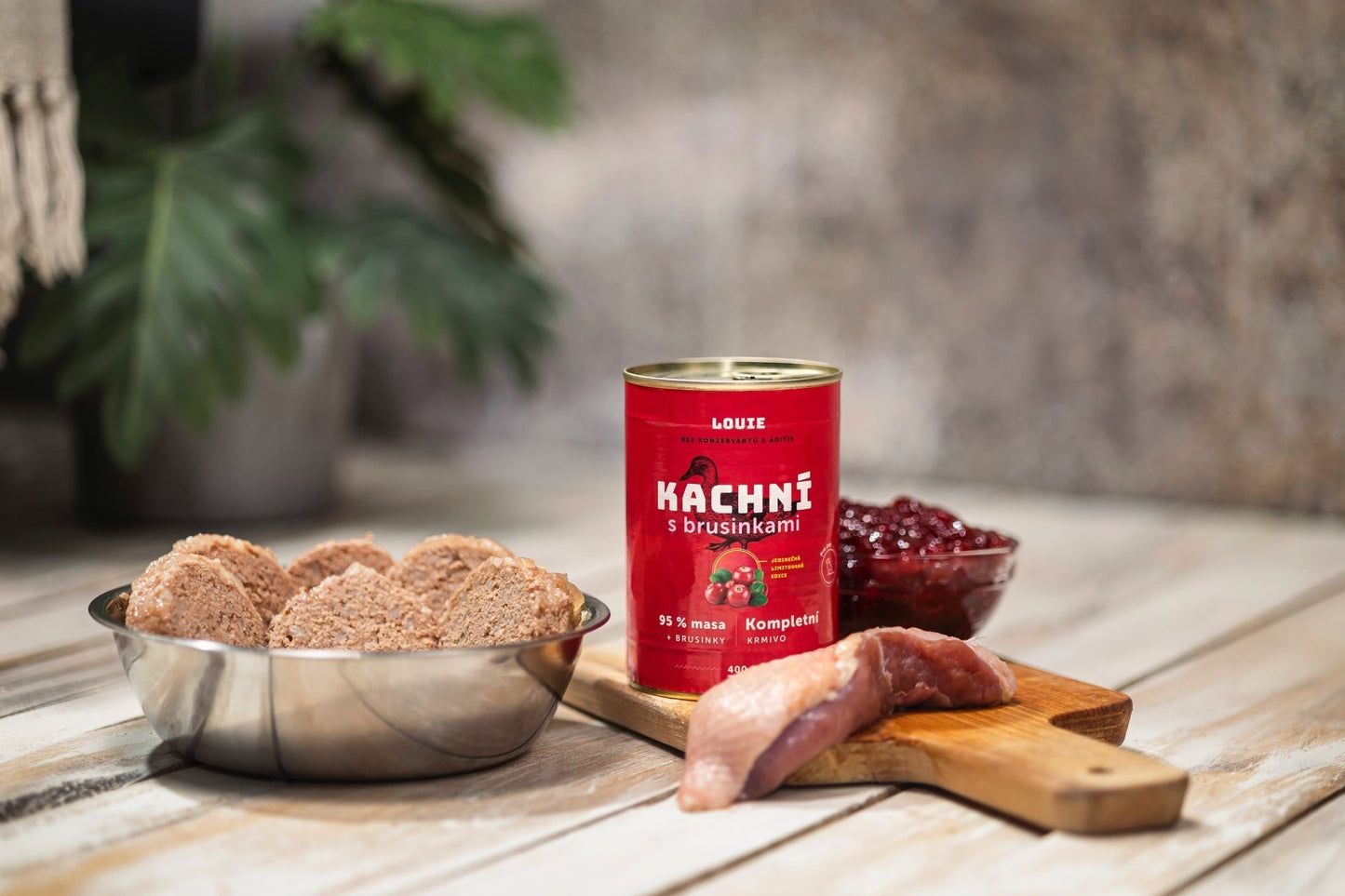 Výhodné balenie 6 ks - Kačacie s brusnicami 800g