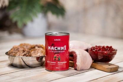 Výhodné balenie 6 ks - Kačacie s brusnicami 800g