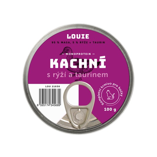 Kačacie s ryžou a taurínom 100g