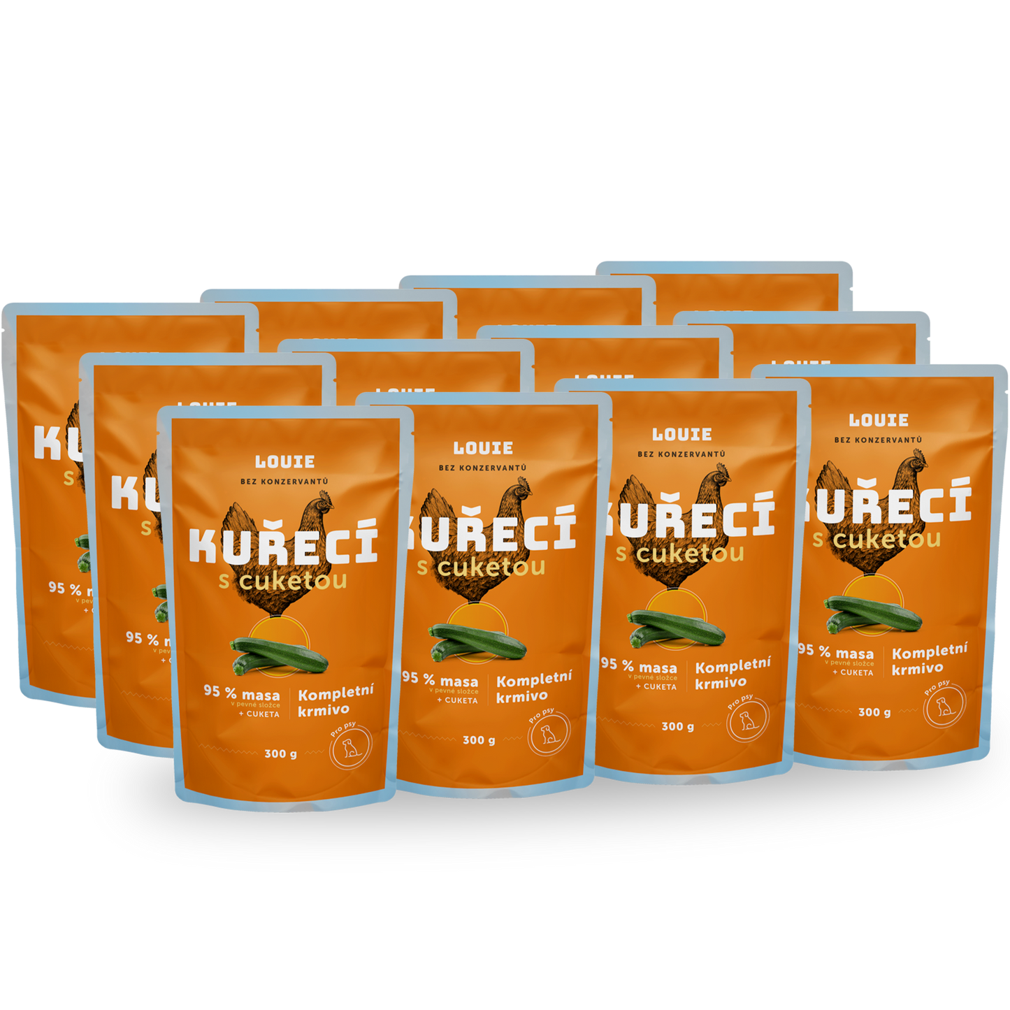 Balenie kapsičiek 12 ks - Kuracie s cuketou 300g