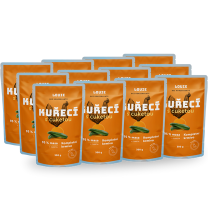 Balenie kapsičiek 12 ks - Kuracie s cuketou 300g