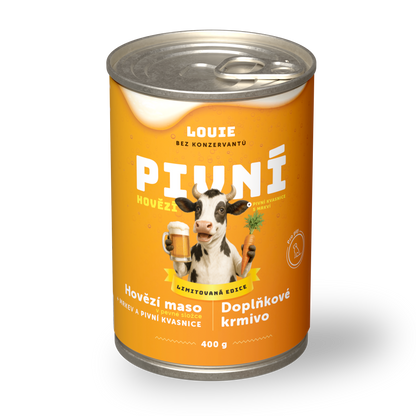 Pivné hovädzie s mrkvou a kvasnicami 400g
