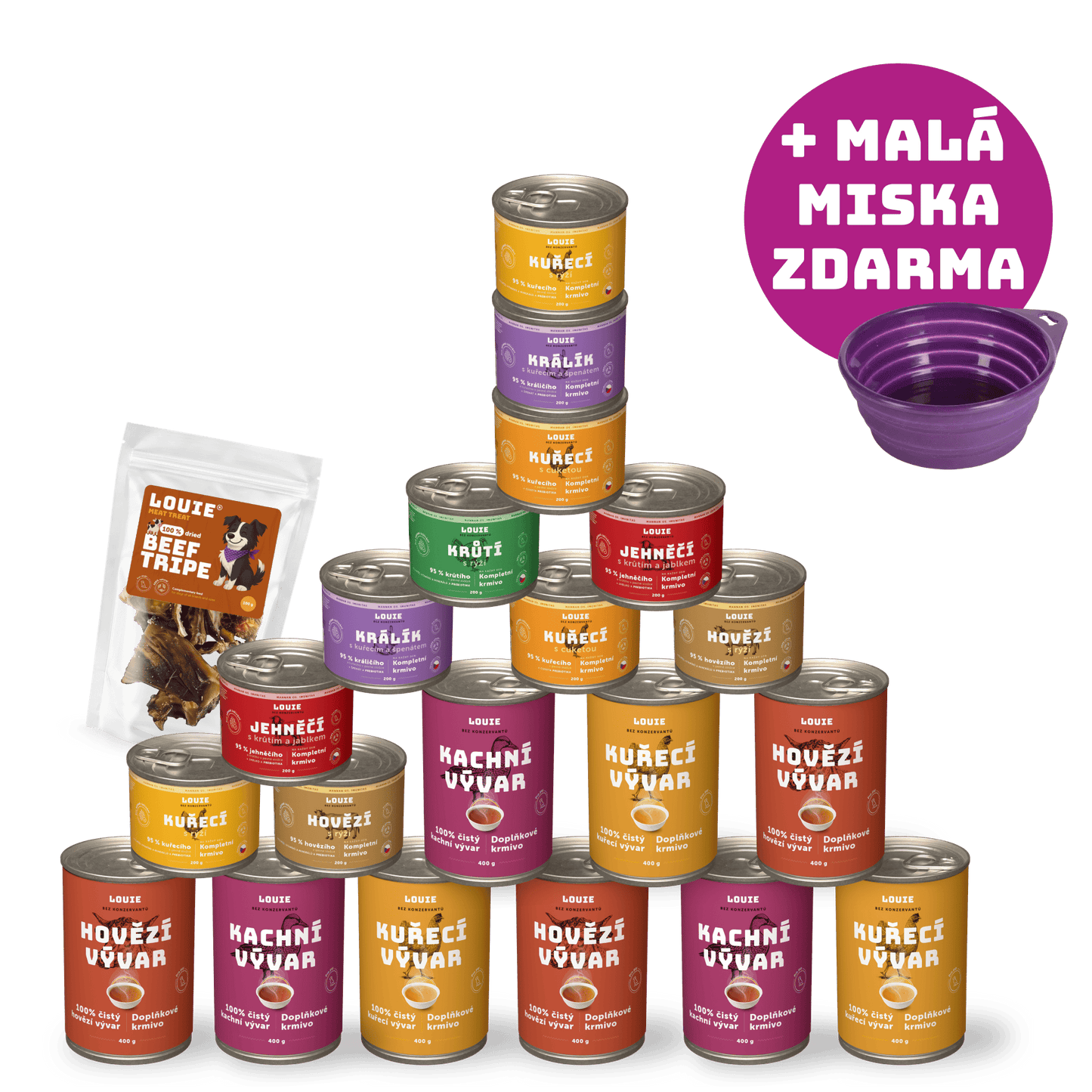 Svieži mix pre horúce dni | 20ks | 200g + cestovná miska zadarmo