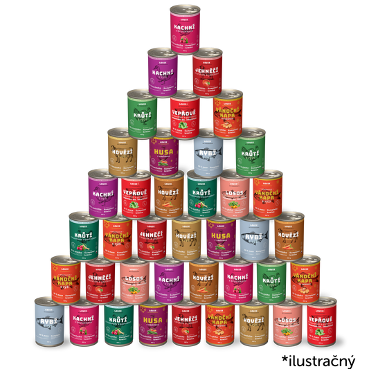 Ochutnávkový balíček 40ks Bez kuracieho - 400g