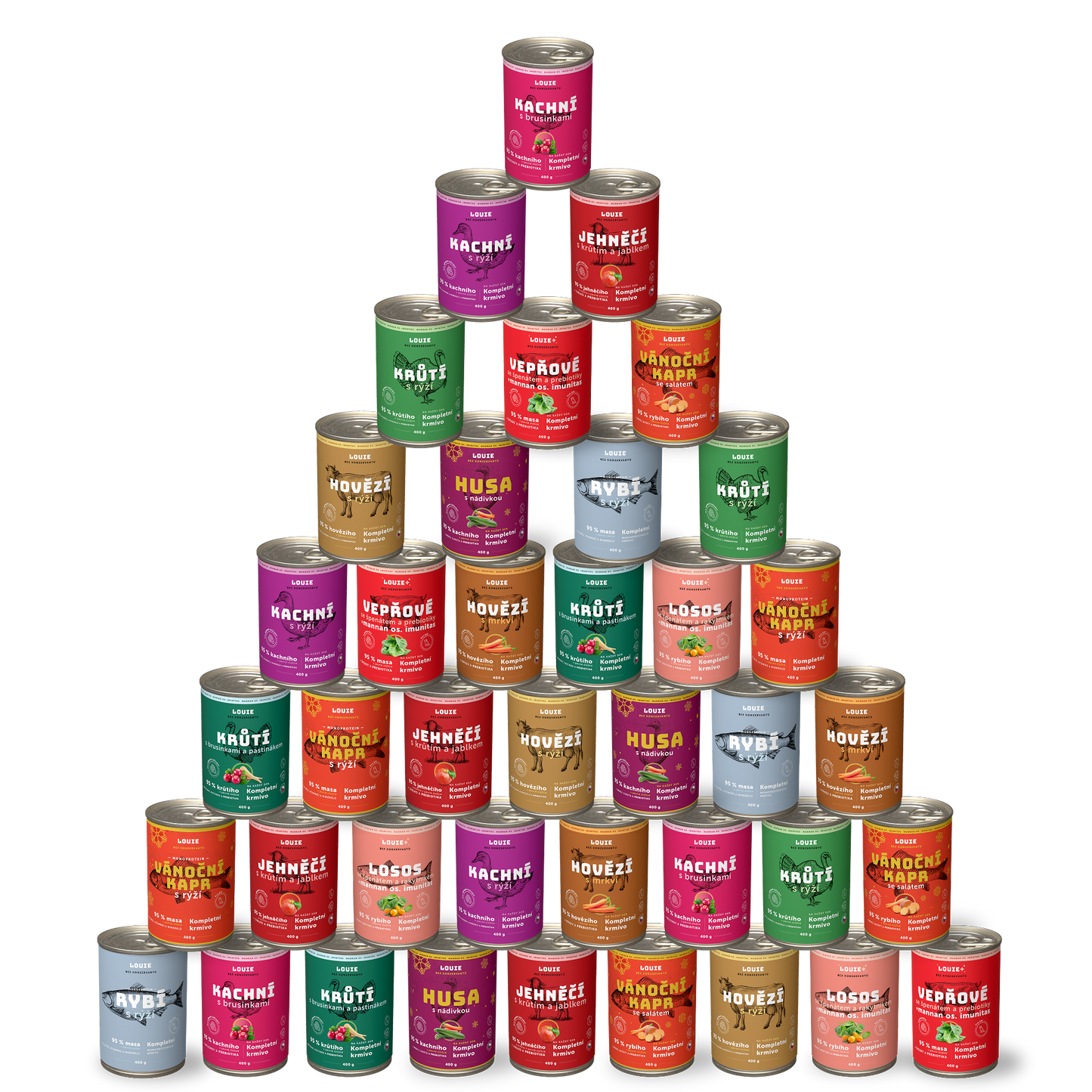 Ochutnávkový balíček 40ks Bez kuracieho - 400g