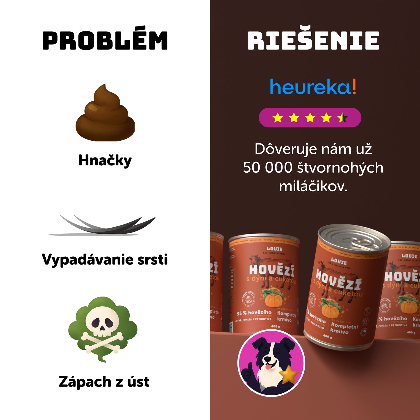 Hovädzie s dyňou, cuketou a prebiotikami 400g