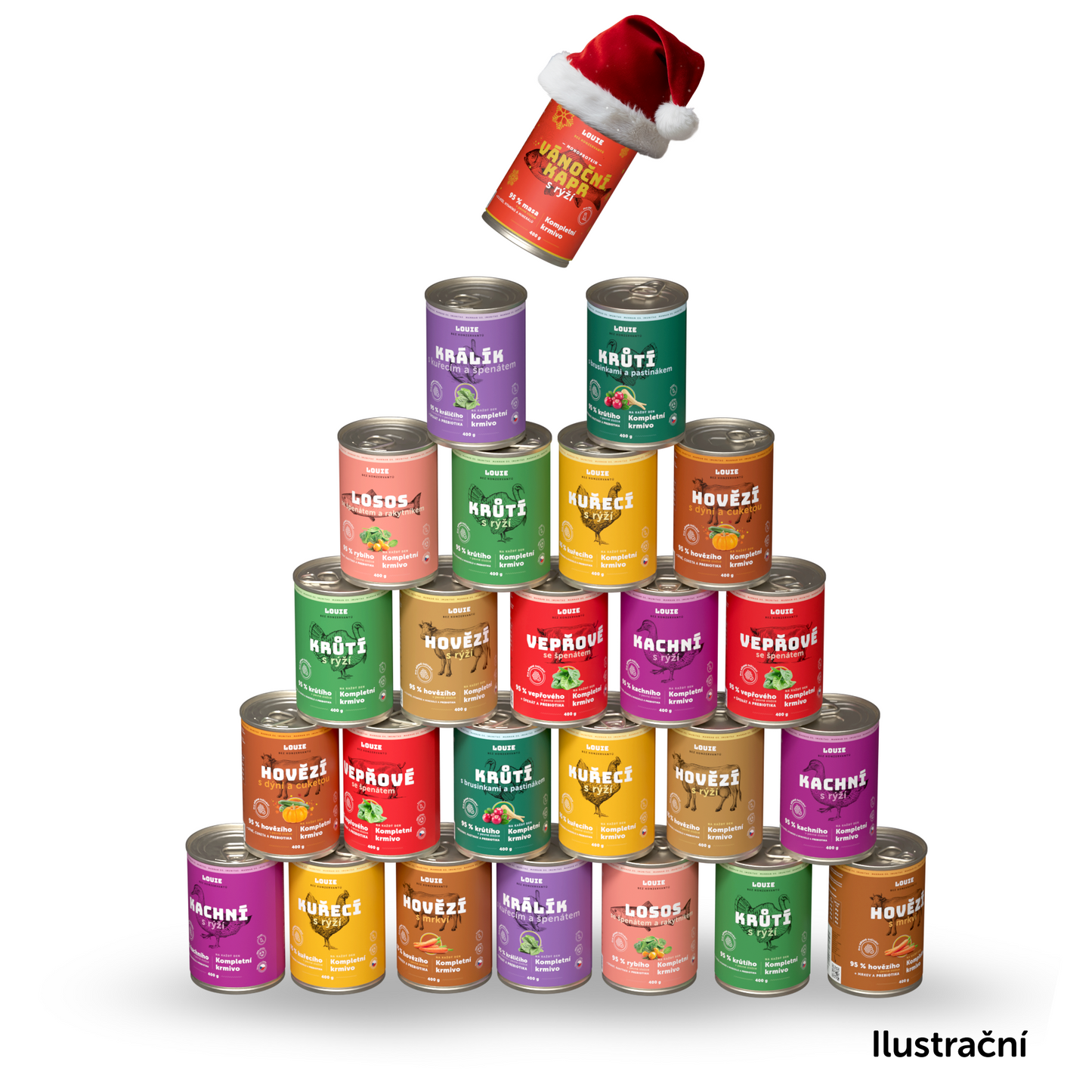 Adventný balíček 24ks + Vianočný kapor zadarmo - 400g