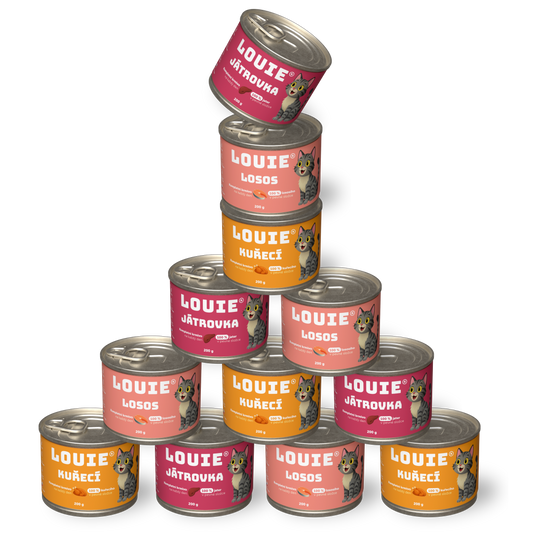 Mačací ochutnávkový balíček 12 ks - 200g