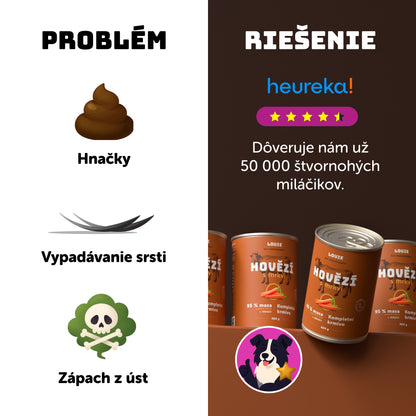 Výhodné balenie 16 ks - Hovädzie s mrkvou 400g