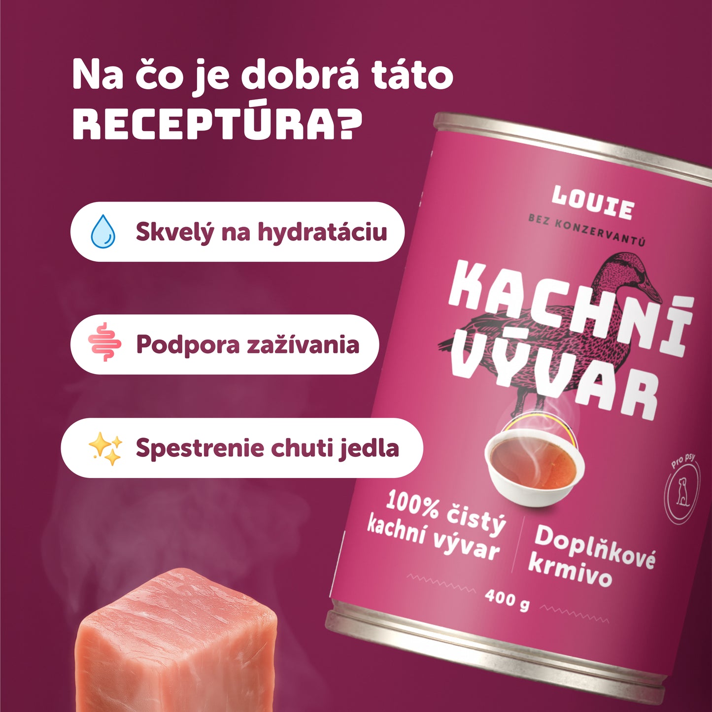 Kačací vývar 400 g