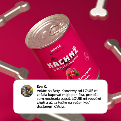 Výhodné balenie 6 ks - Kačacie s brusnicami 800g