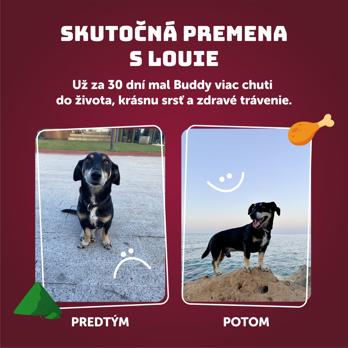 Kačacie so spirulinou a prebiotikami 400 g