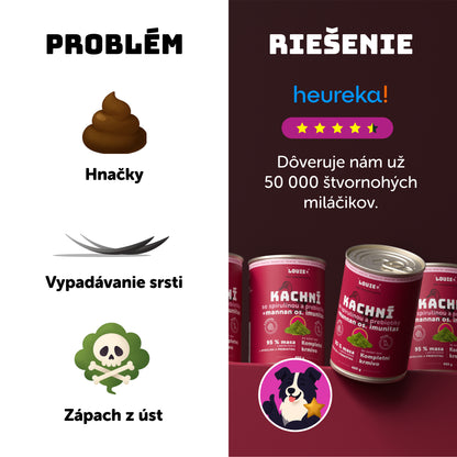 Kačacie so spirulinou a prebiotikami 400 g