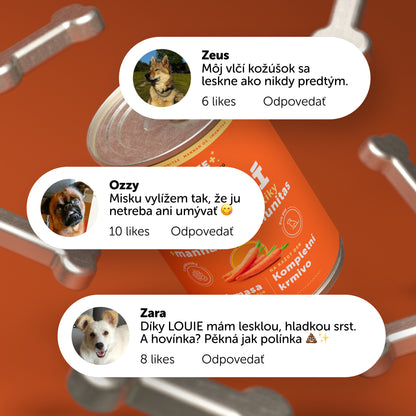 Kuracie s mrkvou a prebiotikami 400g