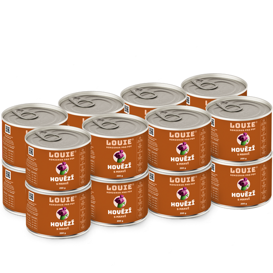 Hovädzie s mrkvou | 16ks | 200g