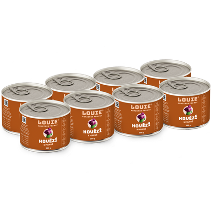 Hovädzie s mrkvou | 8ks | 200g