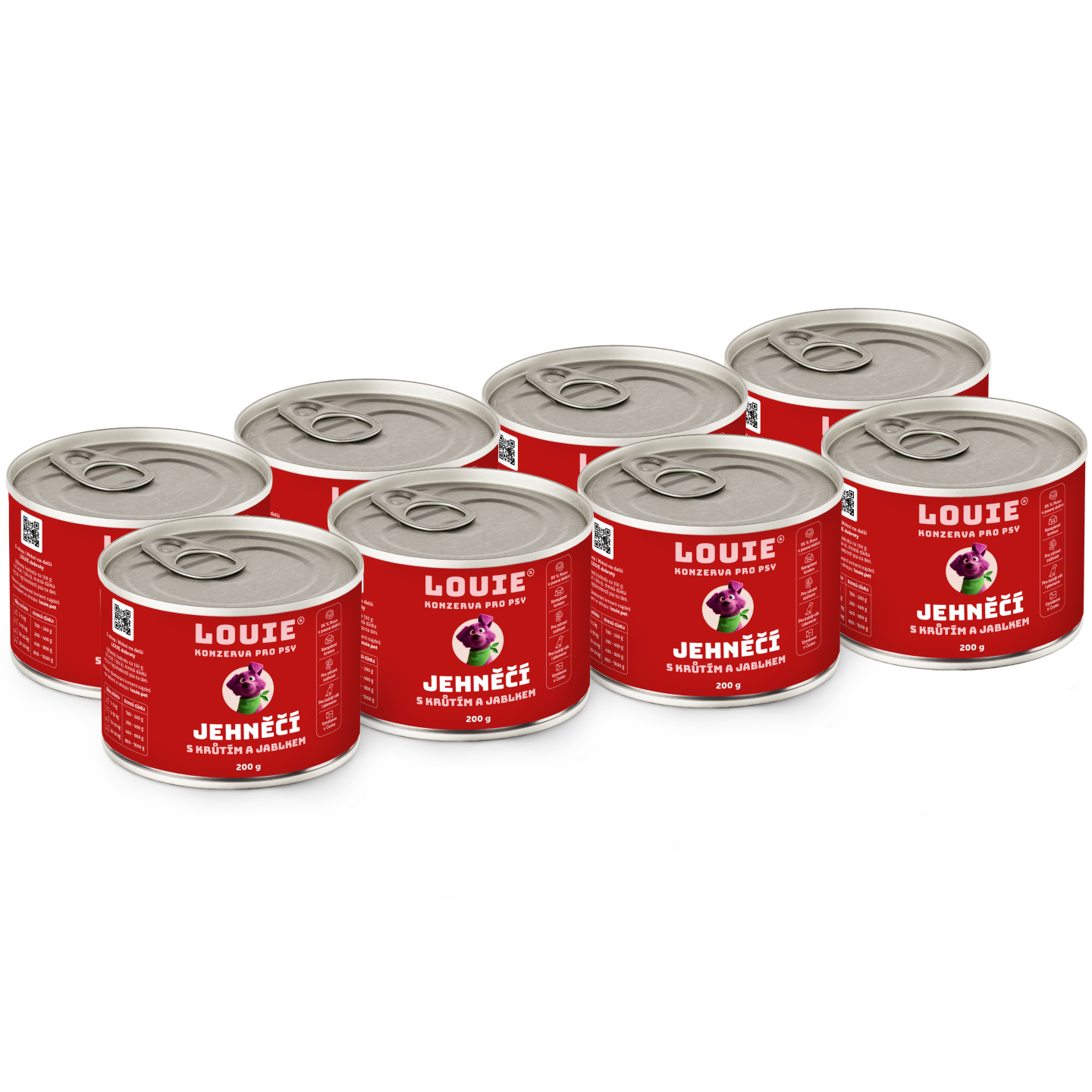 Jahňacie s morčacím, jablkom | 8ks | 200g