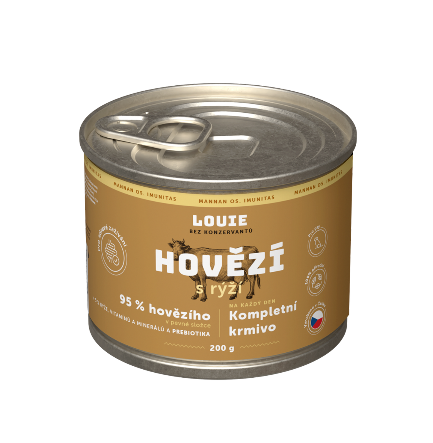 Hovädzie s ryžou a prebiotikami 200g