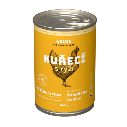 Kuracie s ryžou a prebiotikami 400g