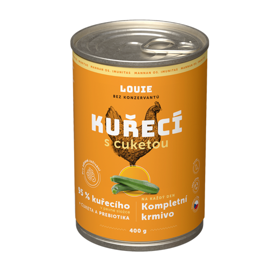 Kuracie s cuketou a prebiotikami 400g