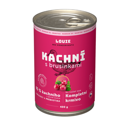 Kačacie s brusnicami a prebiotikami 400g