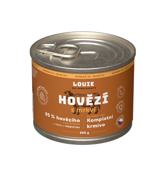 Hovädzie s mrkvou a prebiotikami 200g