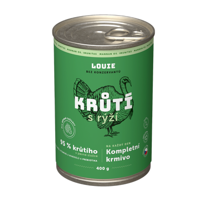 Morčacie s ryžou a prebiotikami 400g