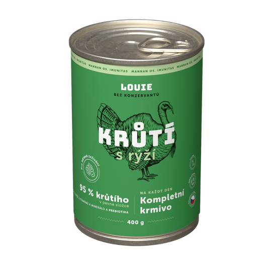 Morčacie s ryžou a prebiotikami 400g