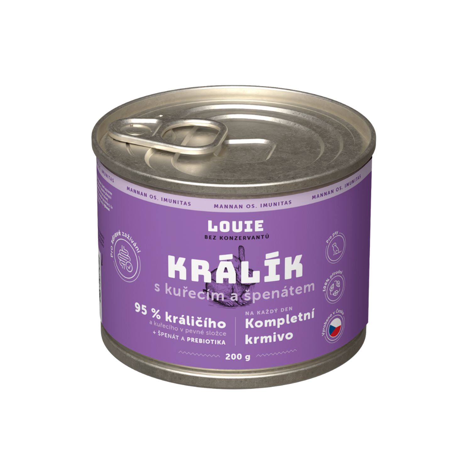 Králik s kuracím a prebiotikami 200g