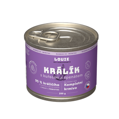 Králik s kuracím a prebiotikami 200g