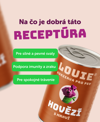 Hovädzie s mrkvou | 8ks | 400g