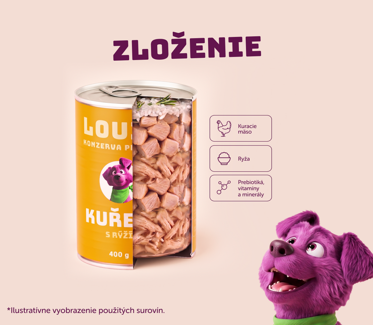 Kuracie s ryžou 400g